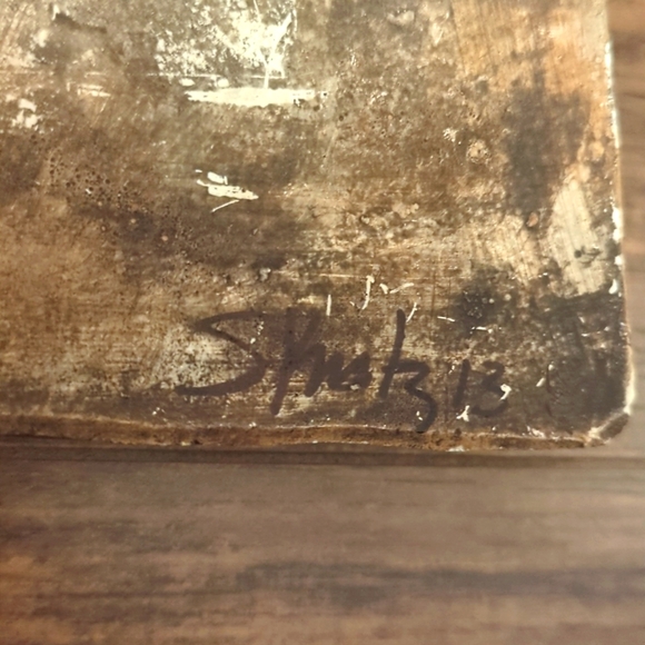 Kurtz Design Stone Decor Home Garden Wall Plaque Signed - Picture 3 of 8